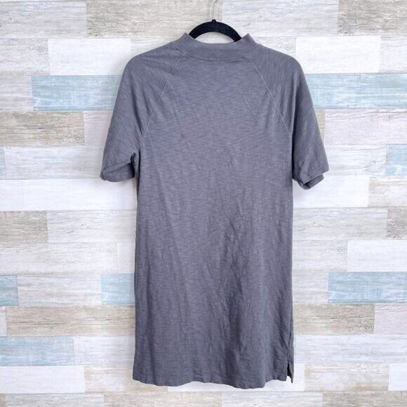 UNIVERSAL THREAD Mock Neck Raglan Sleeve Shift Dress Gray Womens XS - Picture 1 of 4